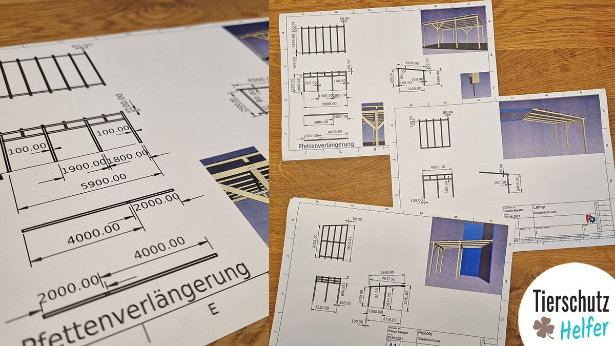Planung Stalldächer